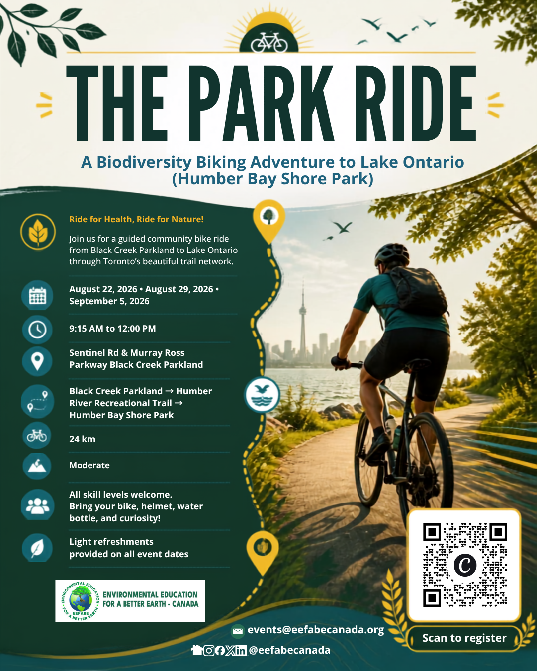 Biking adventure Lake Ontario